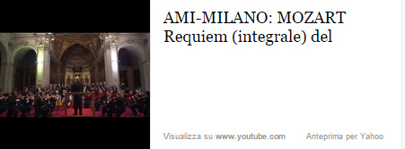 MI-MILANO: MOZART Requiem (integrale) del 27Nov2014 dir. ALDO BERNARDI